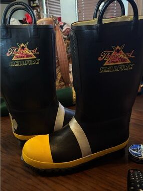 Thorogood Firefighting Structural Boot Interior Label - Size US M 12